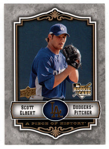 Scott Elbert - Los Angeles Dodgers (MLB Baseball Card) 2009 Upper Deck A Piece of History # 114 Mint