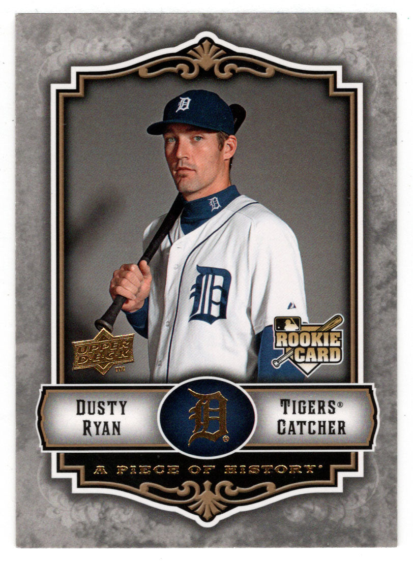 Dusty Ryan RC - Detroit Tigers (MLB Baseball Card) 2009 Upper Deck A Piece of History # 132 Mint