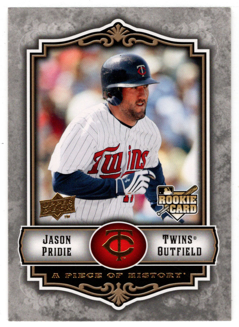 Jason Pridie - Minnesota Twins (MLB Baseball Card) 2009 Upper Deck A Piece of History # 144 Mint