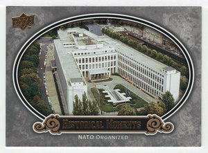 NATO Organized - Historical Moments (MLB Baseball Card) 2009 Upper Deck A Piece of History # 162 Mint