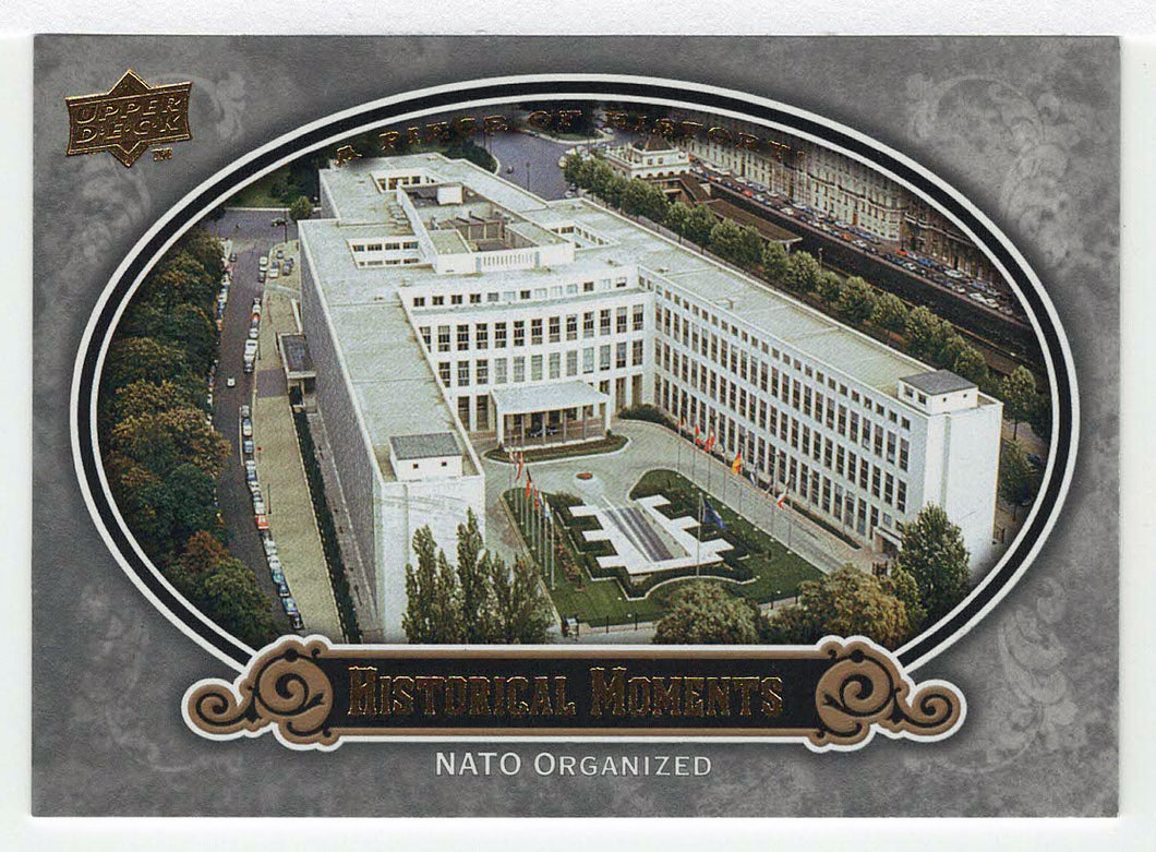 NATO Organized - Historical Moments (MLB Baseball Card) 2009 Upper Deck A Piece of History # 162 Mint