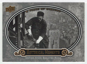 Empire State Building Built - Historical Moments (MLB Baseball Card) 2009 Upper Deck A Piece of History # 173 Mint