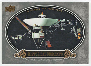 Voyager 2 Records Neptune - Historical Moments (MLB Baseball Card) 2009 Upper Deck A Piece of History # 193 Mint