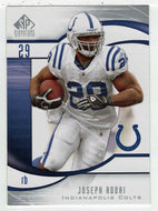 Joseph Addai - Indianapolis Colts (NFL Football Card) 2009 Upper Deck SP Signature # 2 Mint