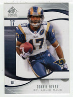 Donnie Avery - St. Louis Rams (NFL Football Card) 2009 Upper Deck SP Signature # 6 Mint