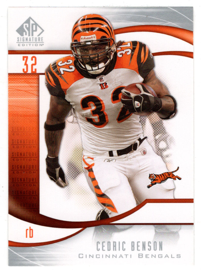 Cedric Benson - Cincinnati Bengals (NFL Football Card) 2009 Upper Deck SP Signature # 11 Mint