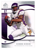 Bernard Berrian - Minnesota Vikings (NFL Football Card) 2009 Upper Deck SP Signature # 12 Mint