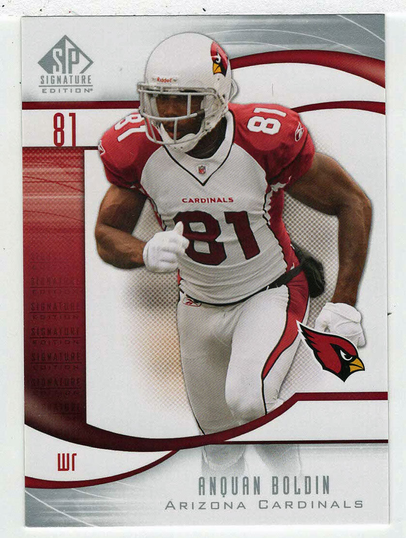 Anquan Boldin - Arizona Cardinals (NFL Football Card) 2009 Upper Deck SP Signature # 13 Mint