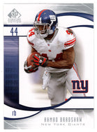 Ahmad Bradshaw - New York Giants (NFL Football Card) 2009 Upper Deck SP Signature # 15 Mint