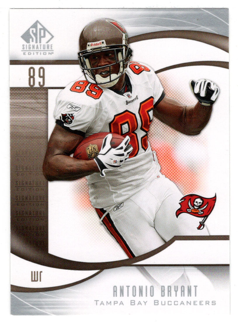 Antonio Bryant - Tampa Bay Buccaneers (NFL Football Card) 2009 Upper Deck SP Signature # 24 Mint