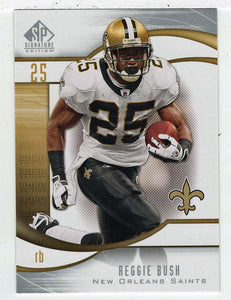 Reggie Bush - New Orleans Saints (NFL Football Card) 2009 Upper Deck SP Signature # 26 Mint