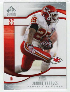 Jamaal Charles - Kansas City Chiefs (NFL Football Card) 2009 Upper Deck SP Signature # 31 Mint