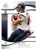 Owen Daniels - Houston Texans (NFL Football Card) 2009 Upper Deck SP Signature # 44 Mint