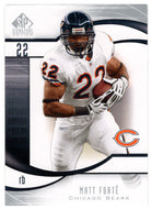 Matt Forte - Chicago Bears (NFL Football Card) 2009 Upper Deck SP Signature # 60 Mint