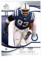 Dwight Freeney - Indianapolis Colts (NFL Football Card) 2009 Upper Deck SP Signature # 61 Mint