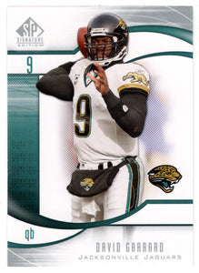 David Garrard - Jacksonville Jaguars (NFL Football Card) 2009 Upper Deck SP Signature # 63 Mint