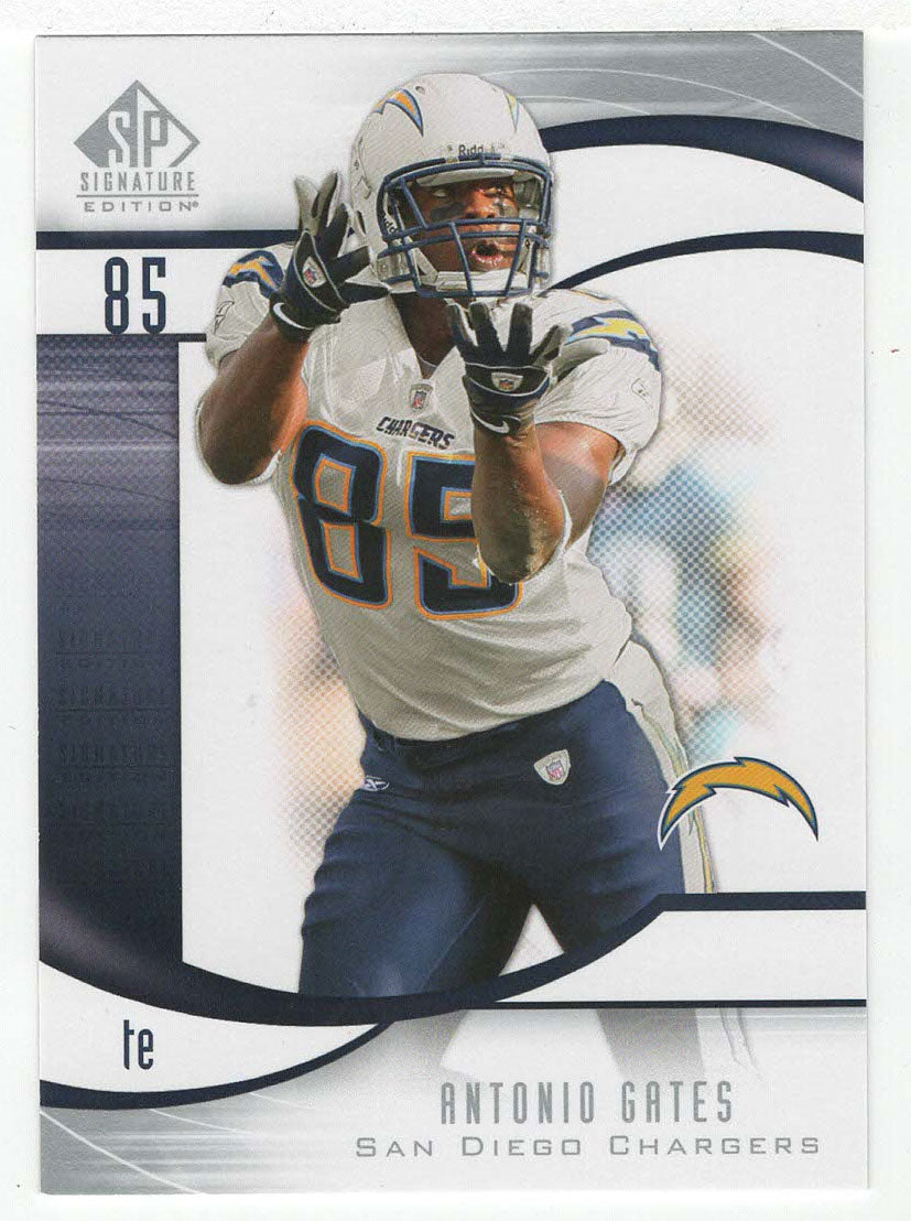 Antonio Gates - San Diego Chargers (NFL Football Card) 2009 Upper Deck SP Signature # 64 Mint