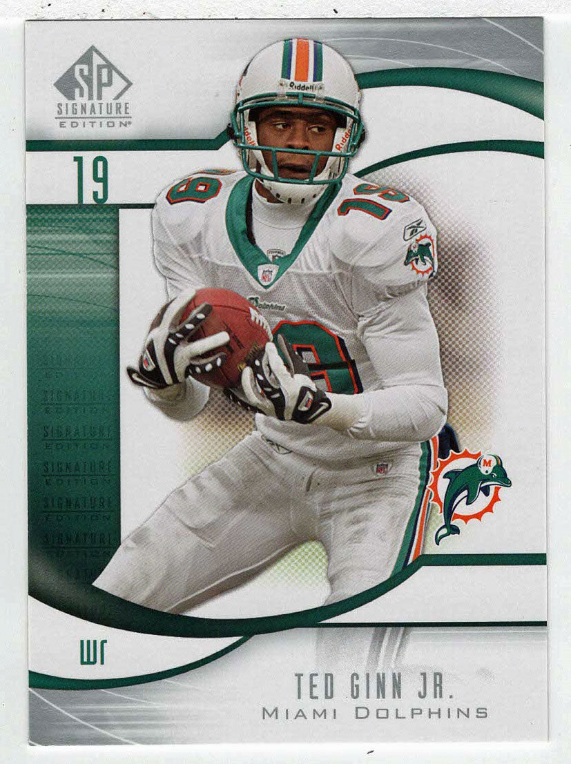 Ted Ginn Jr. - Miami Dolphins (NFL Football Card) 2009 Upper Deck SP Signature # 65 Mint