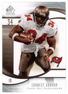 Earnest Graham - Tampa Bay Buccaneers (NFL Football Card) 2009 Upper Deck SP Signature # 69 Mint