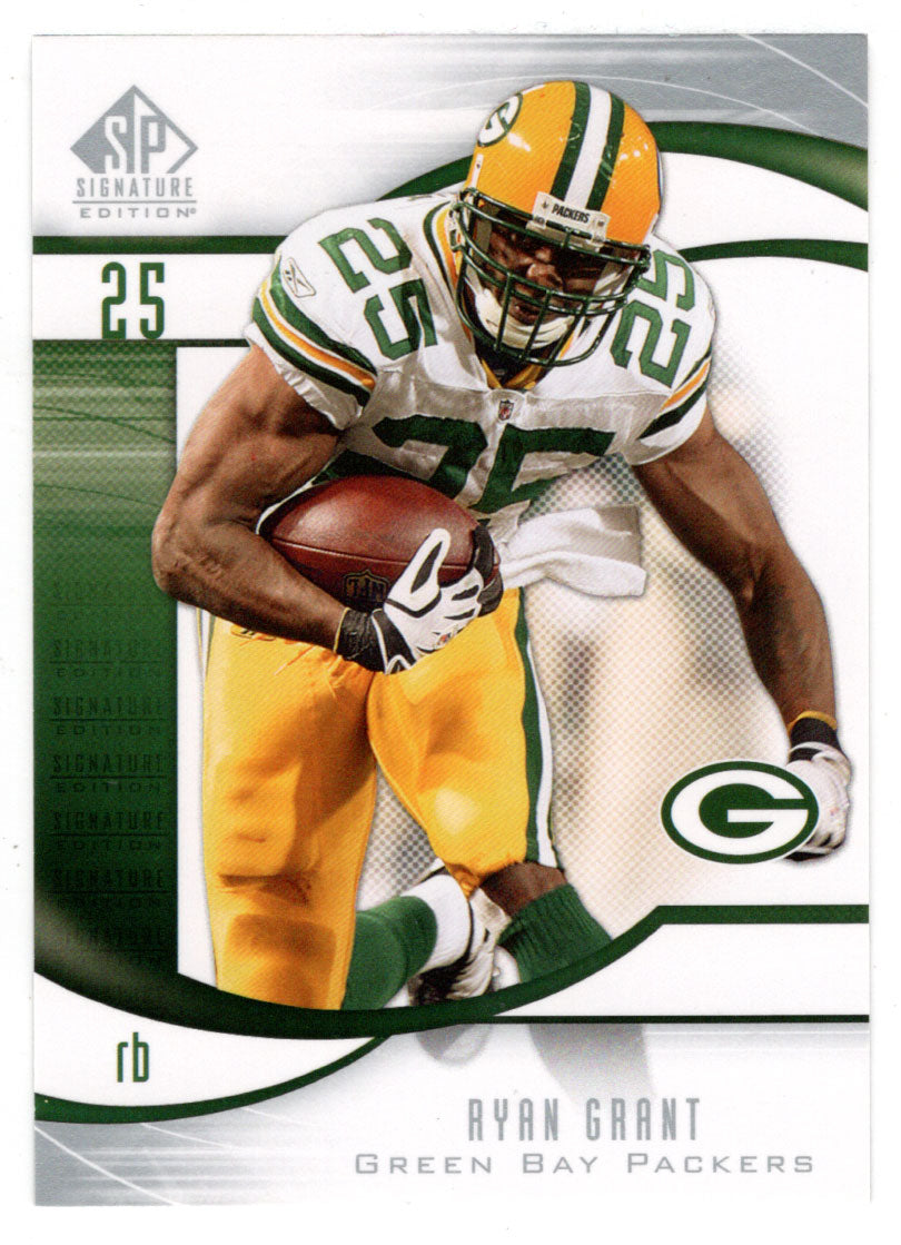 Ryan Grant - Green Bay Packers (NFL Football Card) 2009 Upper Deck SP Signature # 70 Mint