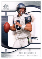 Matt Hasselbeck - Seattle Seahawks (NFL Football Card) 2009 Upper Deck SP Signature # 77 Mint