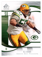 A.J. Hawk - Green Bay Packers (NFL Football Card) 2009 Upper Deck SP Signature # 78 Mint