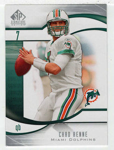 Chad Henne - Miami Dolphins (NFL Football Card) 2009 Upper Deck SP Signature # 80 Mint