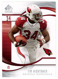 Tim Hightower - Arizona Cardinals (NFL Football Card) 2009 Upper Deck SP Signature # 83 Mint