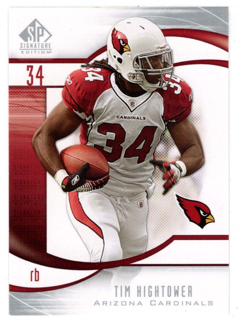 Tim Hightower - Arizona Cardinals (NFL Football Card) 2009 Upper Deck SP Signature # 83 Mint