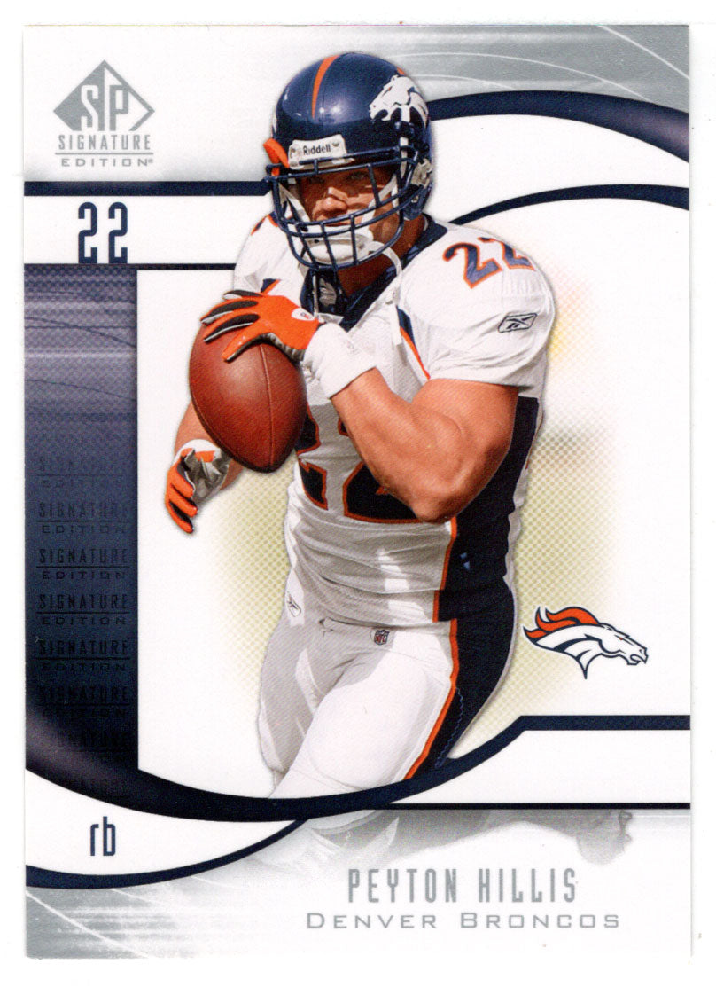 Peyton Hillis - Denver Broncos (NFL Football Card) 2009 Upper Deck SP Signature # 85 Mint