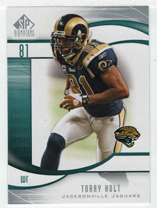 Torry Holt - Jacksonville Jaguars (NFL Football Card) 2009 Upper Deck SP Signature # 87 Mint