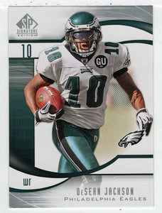 DeSean Jackson - Philadelphia Eagles (NFL Football Card) 2009 Upper Deck SP Signature # 89 Mint