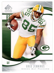 Greg Jennings - Green Bay Packers (NFL Football Card) 2009 Upper Deck SP Signature # 96 Mint