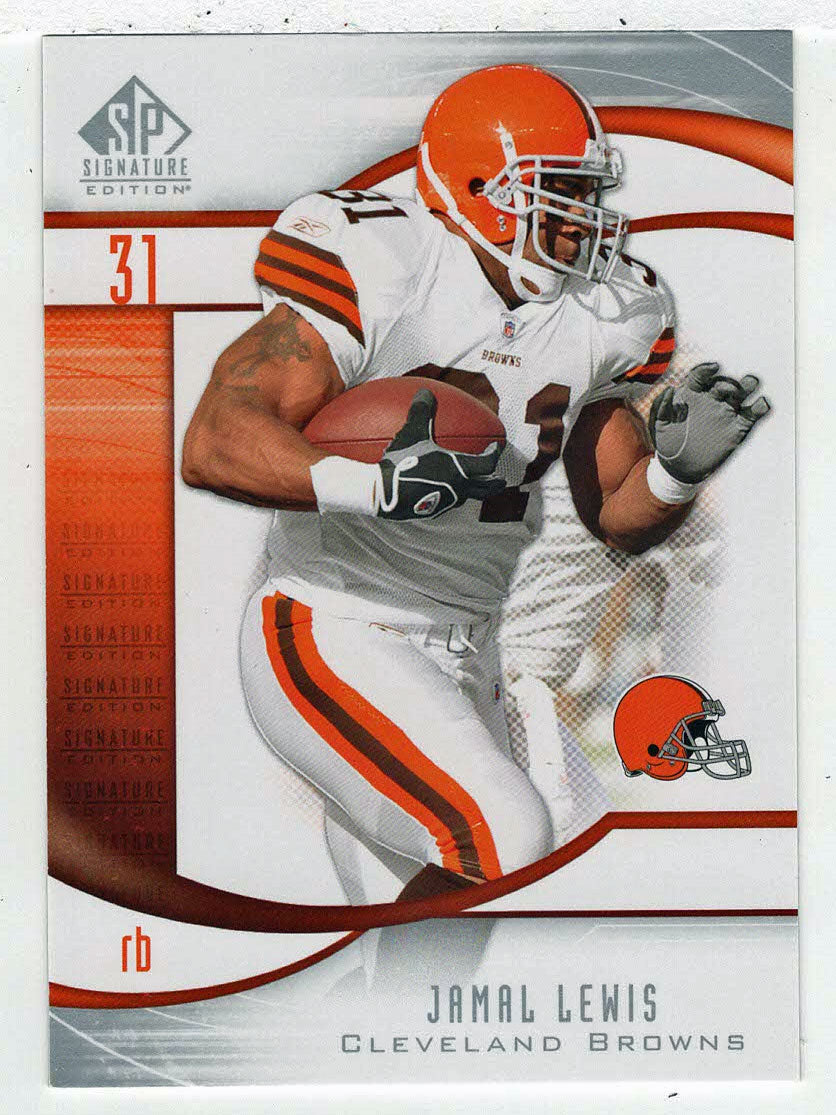 Jamal Lewis - Cleveland Browns (NFL Football Card) 2009 Upper Deck