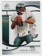 Donovan McNabb - Philadelphia Eagles (NFL Football Card) 2009 Upper Deck SP Signature # 119 Mint