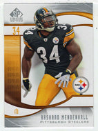 Rashard Mendenhall - Pittsburgh Steelers (NFL Football Card) 2009 Upper Deck SP Signature # 120 Mint