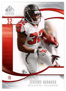 Jerious Norwood - Atlanta Falcons (NFL Football Card) 2009 Upper Deck SP Signature # 130 Mint