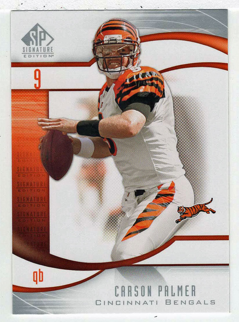 Carson Palmer - Cincinnati Bengals (NFL Football Card) 2009 Upper Deck SP Signature # 133 Mint