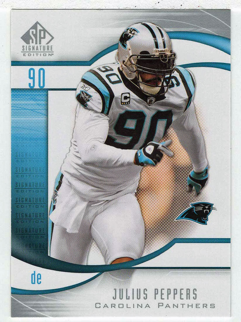 Julius Peppers - Carolina Panthers (NFL Football Card) 2009 Upper Deck SP Signature # 135 Mint