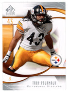 Troy Polamalu - Pittsburgh Steelers (NFL Football Card) 2009 Upper Deck SP Signature # 140 Mint