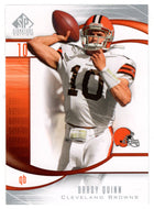 Brady Quinn - Cleveland Browns (NFL Football Card) 2009 Upper Deck SP Signature # 143 Mint