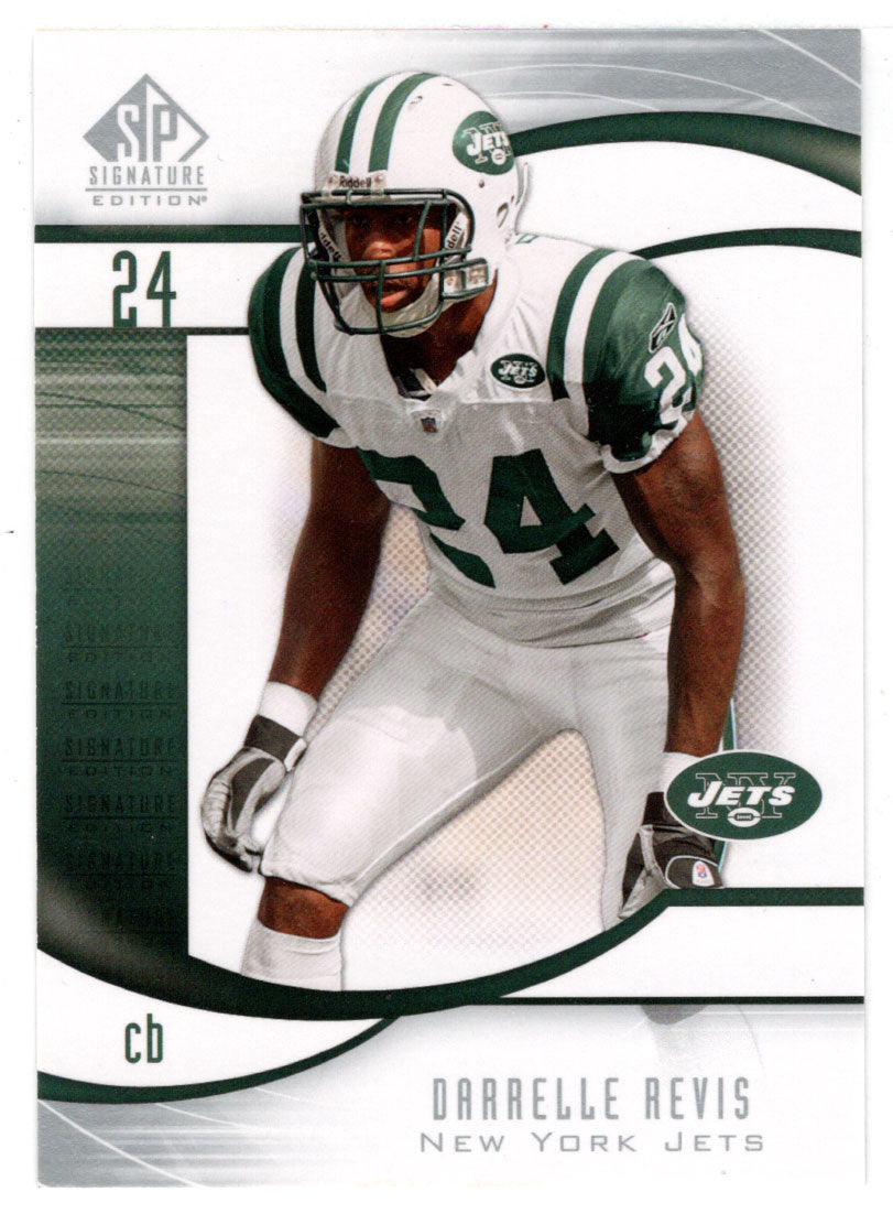 Darrelle Revis - New York Jets (NFL Football Card) 2009 Upper Deck SP Signature # 145 Mint