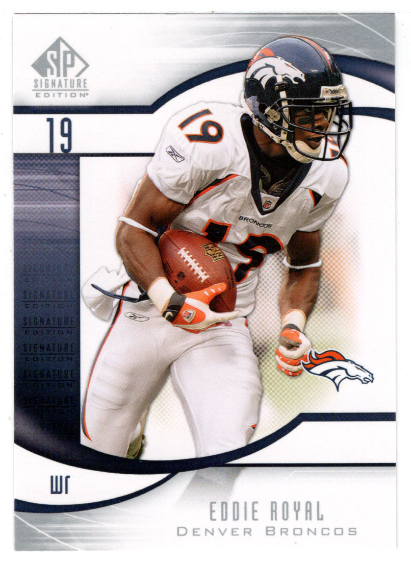 Eddie Royal - Denver Broncos (NFL Football Card) 2009 Upper Deck SP Signature # 152 Mint