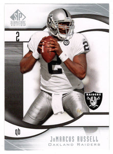 JaMarcus Russell - Oakland Raiders (NFL Football Card) 2009 Upper Deck SP Signature # 153 Mint