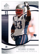 Richard Seymour - New England Patriots (NFL Football Card) 2009 Upper Deck SP Signature # 160 Mint