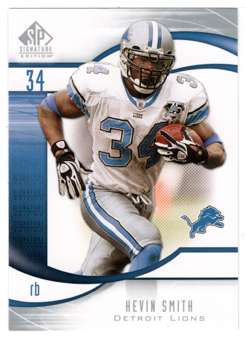 Kevin Smith - Detroit Lions (NFL Football Card) 2009 Upper Deck SP Signature # 164 Mint