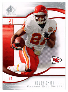 Kolby Smith - Kansas City Chiefs (NFL Football Card) 2009 Upper Deck SP Signature # 165 Mint