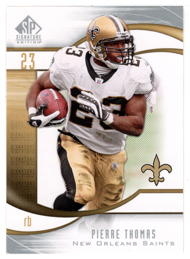 Pierre Thomas - New Orleans Saints (NFL Football Card) 2009 Upper Deck SP Signature # 173 Mint