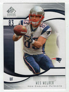 Wes Welker - New England Patriots (NFL Football Card) 2009 Upper Deck SP Signature # 187 Mint