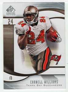 Carnell Williams - Tampa Bay Buccaneers (NFL Football Card) 2009 Upper Deck SP Signature # 191 Mint